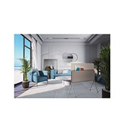 LG טלוויזיית LG 4K OLED evo POSE, עם מעבד הבינה המלאכותית העוצמתי אלפא 9 מהדור ה-5 ברזולוציית 4K, תומכת ב-100% בפורמטים HDR, HDR Dolby Vision ו-Dolby Atmos. טלוויזיית webOS22 חכמה, הטלוויזיה הטובה ביותר לגיימינג., LifeStyleShoot_Pose_55_Versatile_Back, 42LX1Q6LA, thumbnail 16