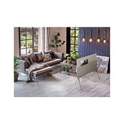 LG טלוויזיית LG 4K OLED evo POSE, עם מעבד הבינה המלאכותית העוצמתי אלפא 9 מהדור ה-5 ברזולוציית 4K, תומכת ב-100% בפורמטים HDR, HDR Dolby Vision ו-Dolby Atmos. טלוויזיית webOS22 חכמה, הטלוויזיה הטובה ביותר לגיימינג., LifeStyleShoot_Pose_55_Versatile_Back, 48LX1Q6LA, thumbnail 17