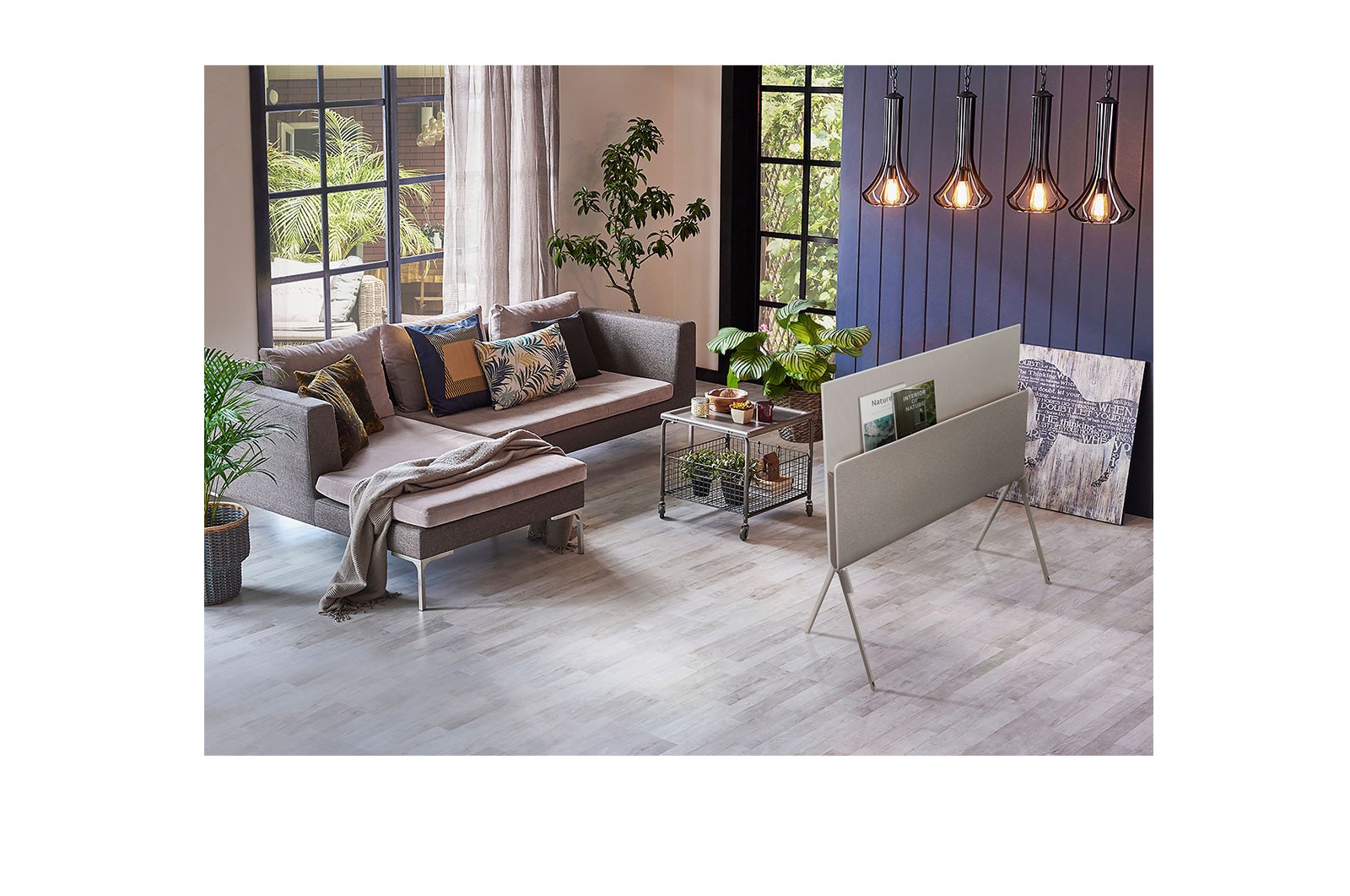 LG טלוויזיית LG 4K OLED evo POSE, עם מעבד הבינה המלאכותית העוצמתי אלפא 9 מהדור ה-5 ברזולוציית 4K, תומכת ב-100% בפורמטים HDR, HDR Dolby Vision ו-Dolby Atmos. טלוויזיית webOS22 חכמה, הטלוויזיה הטובה ביותר לגיימינג., LifeStyleShoot_Pose_55_Versatile_Back, 55LX1Q6LA, thumbnail 17