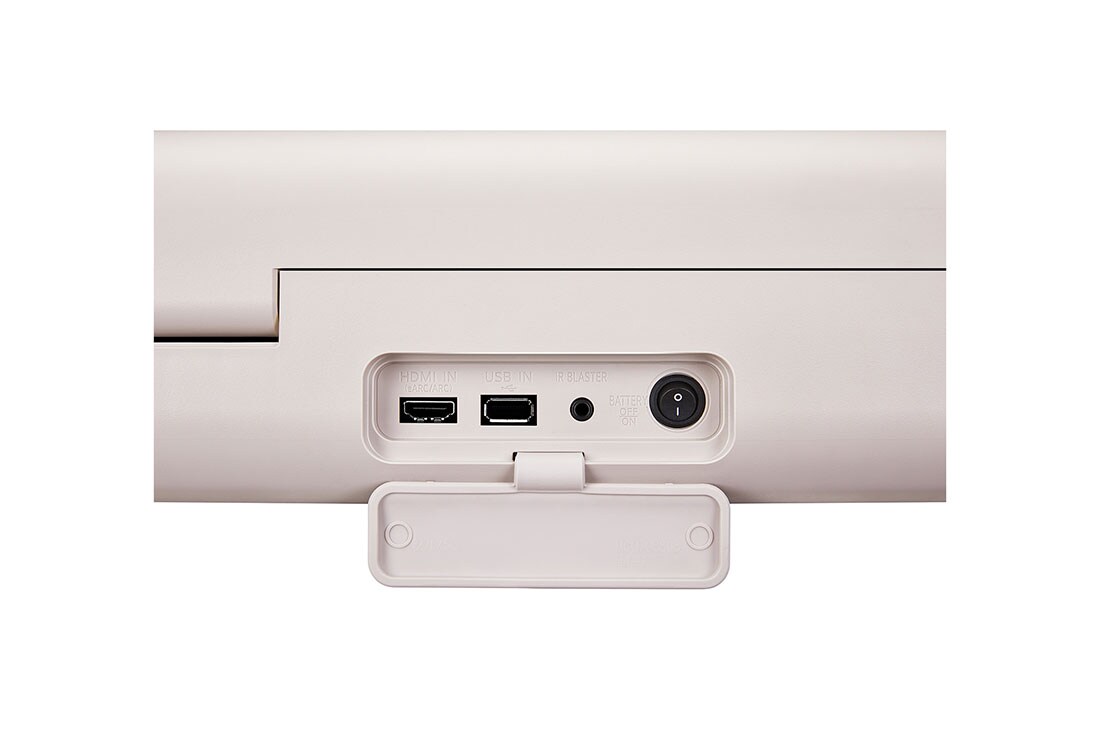 LG 2023 LG StanbyME GO - מסך מגע חכם נייד 27 אינץ' הניתן לנשיאה בעל סוללה לשלוש שעות, תקריב על לוח הבקרה, 27LX5QKNA, thumbnail 12