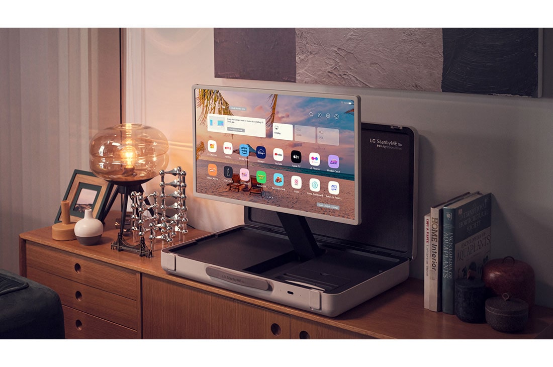 LG 2023 LG StanbyME GO - מסך מגע חכם נייד 27 אינץ' הניתן לנשיאה בעל סוללה לשלוש שעות, Life style 4, 27LX5QKNA, thumbnail 15