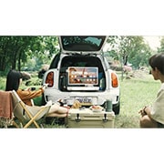 LG 2023 LG StanbyME GO - מסך מגע חכם נייד 27 אינץ' הניתן לנשיאה בעל סוללה לשלוש שעות, Life style 3, 27LX5QKNA, thumbnail 14