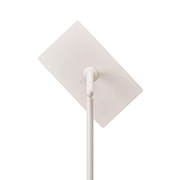 LG מסך מגע נייד  LG StanbyME 2 בגודל 27 אינץ, מבט אחורי של ה-LG StanbyME 2 על המעמד. המסך מוטה כדי להציג את יכולת ההתאמה הגמישה שלו. , 27LX6TDGA, thumbnail 14