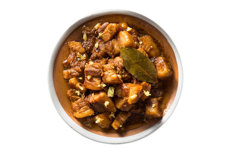 בטן חזיר מבושלת