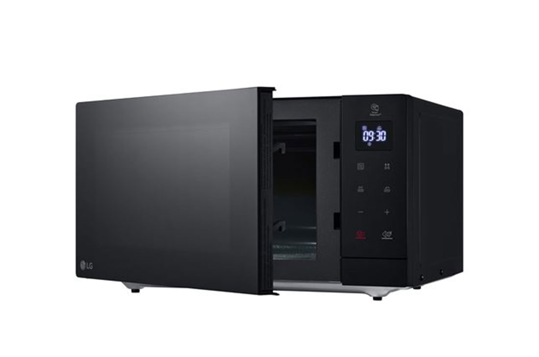 LG ™LG 30L NeoChef (MS3032JAS, שחור), צד ימין, פתוח, MS3032JAS, thumbnail 2