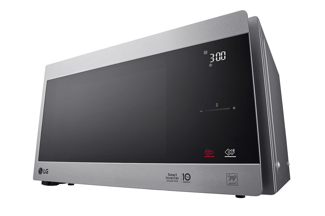 LG מיקרוגל 25L בצבע כסוף, left perspective view, MS2595CIS, thumbnail 6