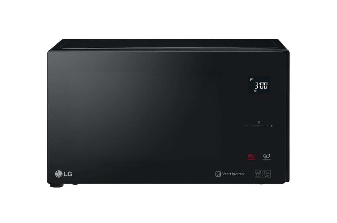LG מיקרוגל 25L בצבע שחור, front view, MS2595DIS