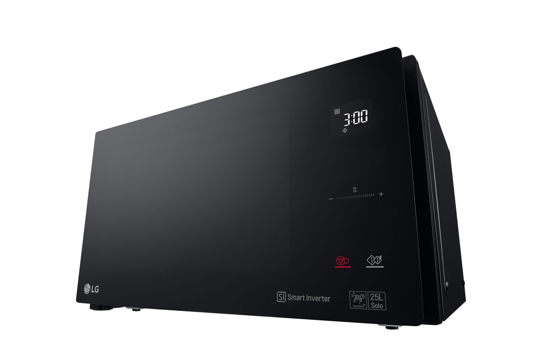 LG מיקרוגל 25L בצבע שחור, left perspective view, MS2595DIS, thumbnail 6