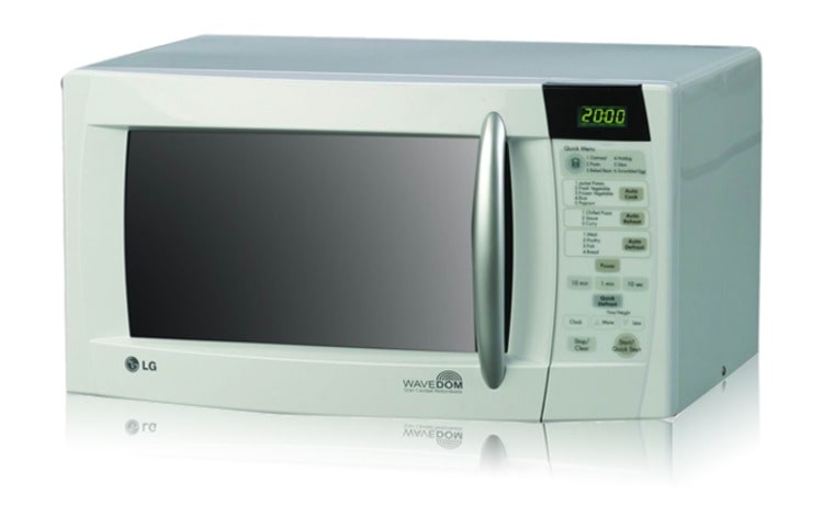 LG מיקרוגל עם חלל בישול עגול WaveDOM, MS-2344W