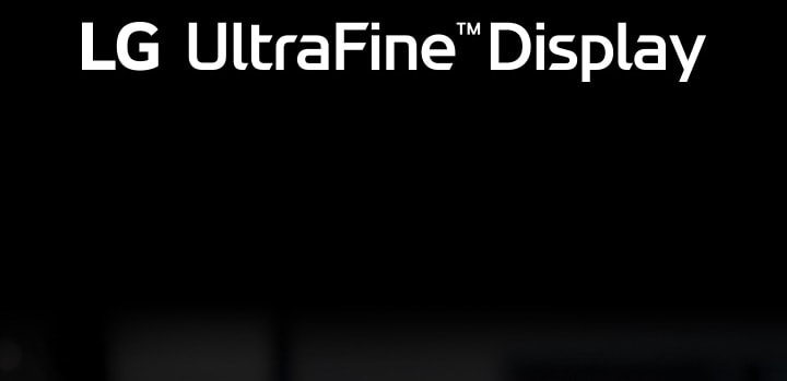 LG UltraFine Monitor logo.	