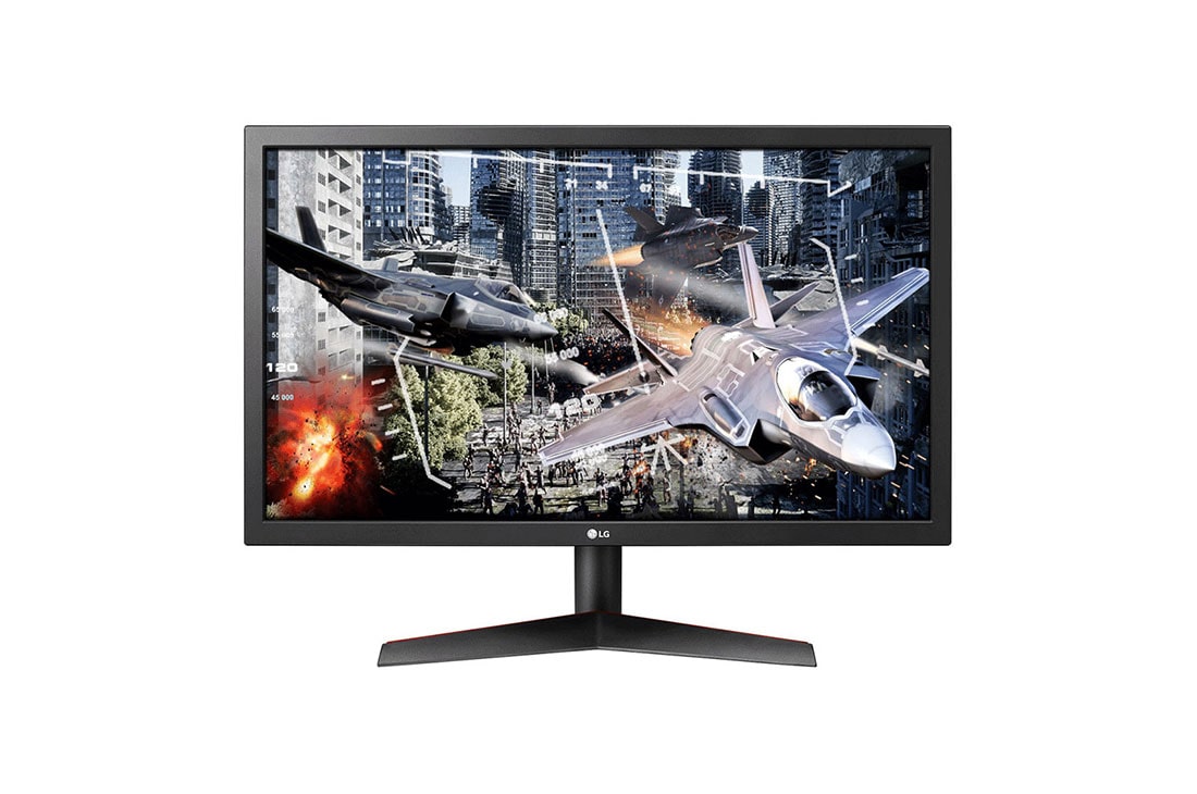 LG מסך ''24 גיימינג  UltraGear™ Full HD 144Hz 1ms תומך ב ™FreeSync   ביחס 16:9, 24GL600F-B