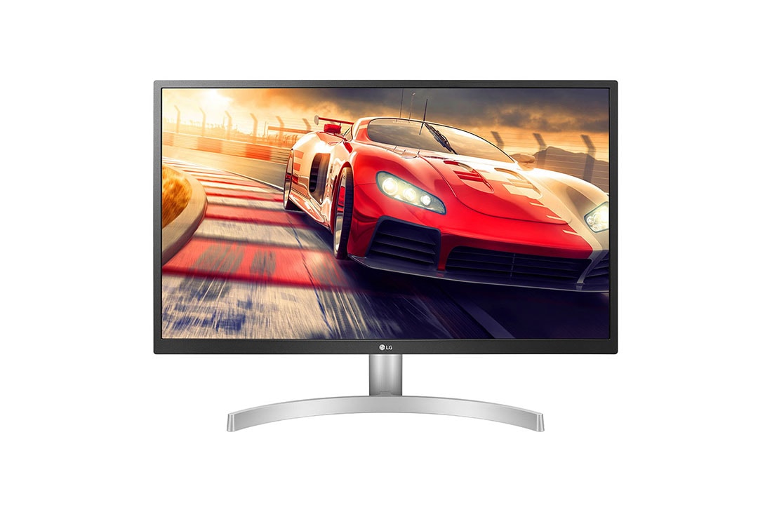 LG מסך ''27 UHD 4K IPS תומך  <br>™HDR10 / FreeSync ארגונומי ביחס 16:9, 27UL500-W