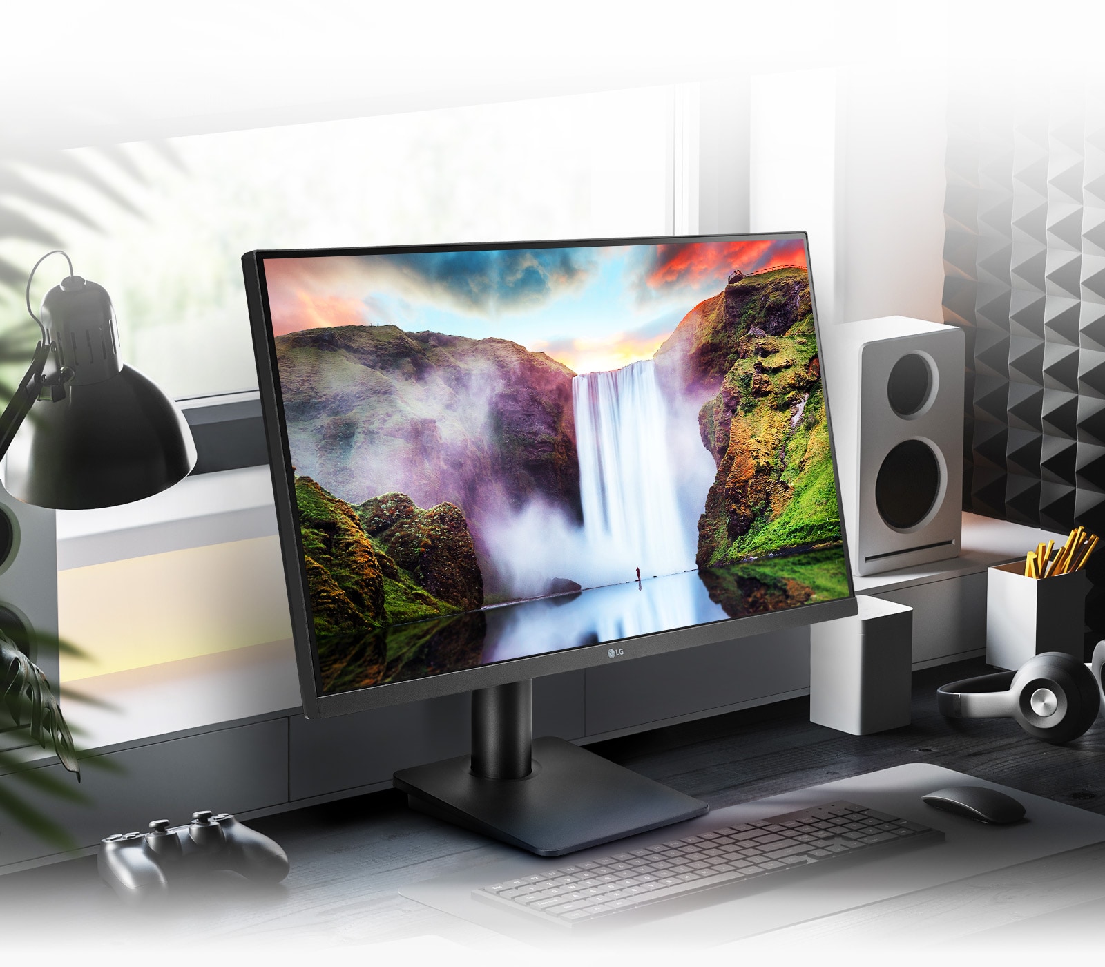 מסך IPS Full HD מבית LG : צבעים אמיתיים בזווית רחבה.