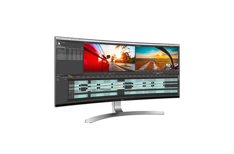 LG מסך LED קעור מסוג 34“ 21:9 UltraWide® WQHD IPS Thunderbolt™ ׁׁׁ(34“ אלכסון), 34UC98-W, thumbnail 3