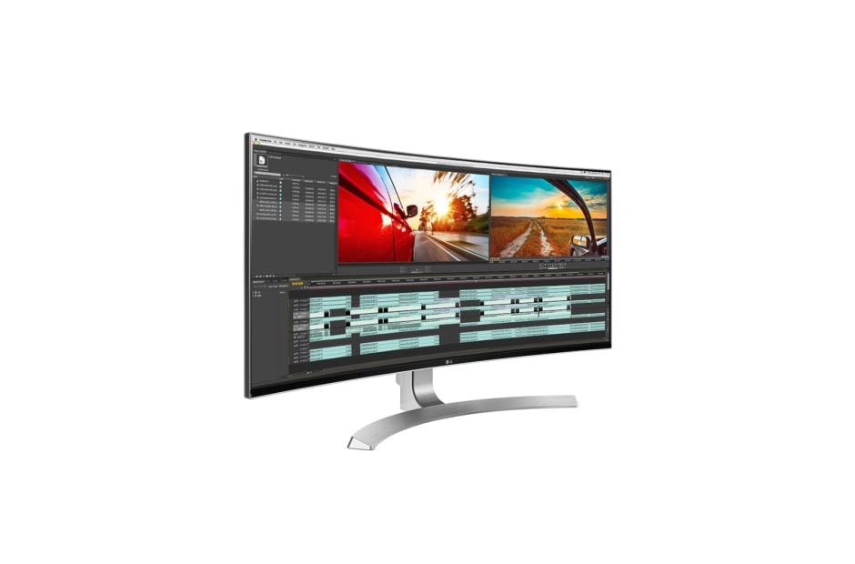 LG מסך LED קעור מסוג 34“ 21:9 UltraWide® WQHD IPS Thunderbolt™ ׁׁׁ(34“ אלכסון), 34UC98-W, thumbnail 4