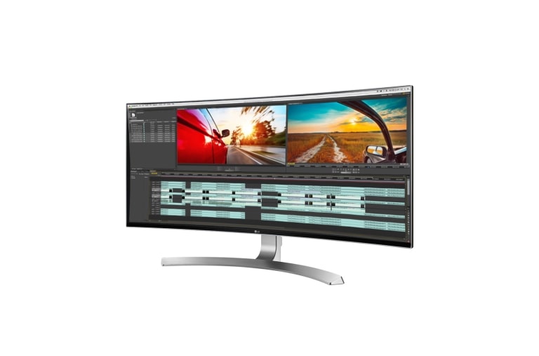 LG מסך LED קעור מסוג 34“ 21:9 UltraWide® WQHD IPS Thunderbolt™ ׁׁׁ(34“ אלכסון), 34UC98-W, thumbnail 2