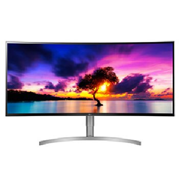 מסך "38 קעור UltraWide® WQHD+ IPS  תומך HDR10 ביחס 21:91