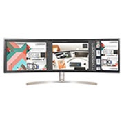 LG מסך ''49 קעור UltraWide® Dual QHD IPS עם ™USB Type-C  תומך HDR10 ביחס 32:9, 49WL95C-W, thumbnail 2