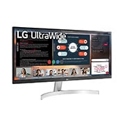 LG מסך ''29 UltraWide® Full HD (2560x1080)  IPS תומך ™HDR10 / FreeSync   ביחס 21:9, מבט צד בזווית 15 מעלות, 29WN600-W, thumbnail 3