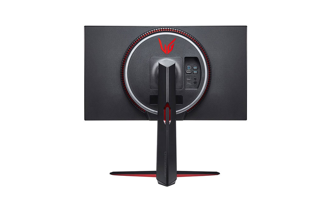 LG מסך ''27 גיימינג UltraGear™  UHD 4K Nano IPS 144Hz 1ms  תומך ®G-Sync ביחס 16:9, מבט אחורי עם Sphere Lighting 2.0 בלבן ואדום, 27GN950-B, thumbnail 5