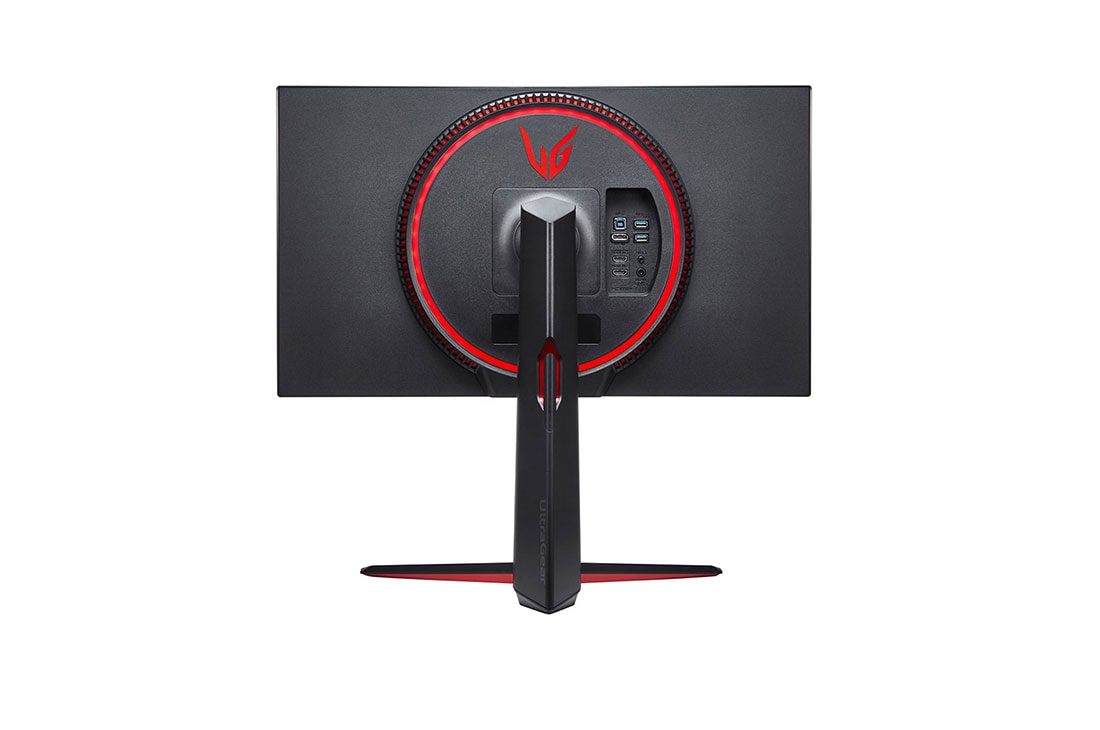 LG מסך ''27 גיימינג UltraGear™  UHD 4K Nano IPS 144Hz 1ms  תומך ®G-Sync ביחס 16:9, מבט אחורי עם Sphere Lighting 2.0 באדום, 27GN950-B, thumbnail 7