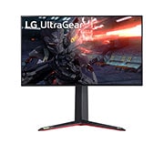 LG מסך ''27 גיימינג UltraGear™  UHD 4K Nano IPS 144Hz 1ms  תומך ®G-Sync ביחס 16:9, מבט קדמי, 27GN950-B, thumbnail 1