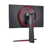 LG מסך ''27 גיימינג UltraGear™  UHD 4K Nano IPS 144Hz 1ms  תומך ®G-Sync ביחס 16:9, מבט אחורי בפרספקטיבה 3 עם Sphere Lighting2.0 באדום, 27GN950-B, thumbnail 10