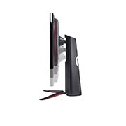 LG מסך ''27 גיימינג UltraGear™  UHD 4K Nano IPS 144Hz 1ms  תומך ®G-Sync ביחס 16:9, התאמת הגובה כלפי מעלה במבט צד, 27GN950-B, thumbnail 14