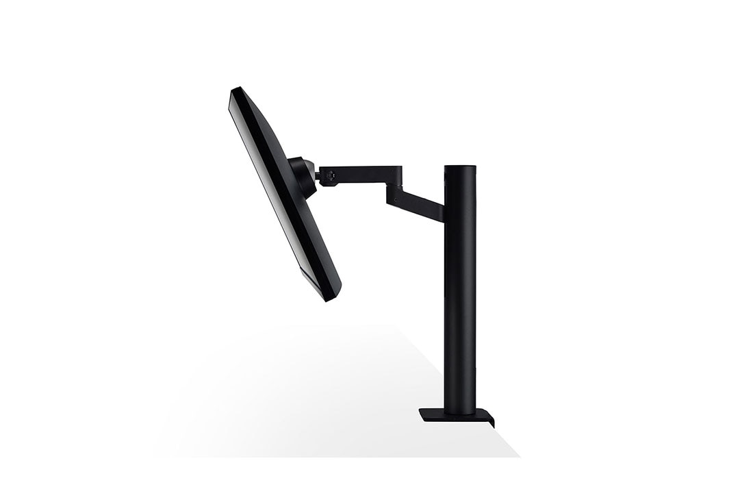 LG מסך ''27 Ergo QHD IPS עם ™USB Type-C תומך ב FreeSync™ / HDR10 ביחס 16:9, מבט צד – הצג מוטה מעלה, 27QN880-B, thumbnail 7