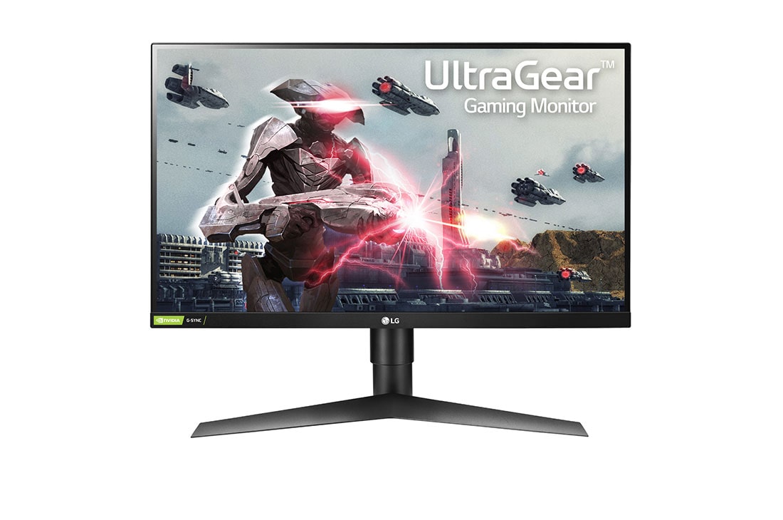 LG מסך ''27 גיימינג UltraGear™ FHD IPS 144HzS 1ms  תומך ®G-Sync ביחס 16:9, תצוגת IPS 27" FHD (1920 x 1080), 27GL650F-B