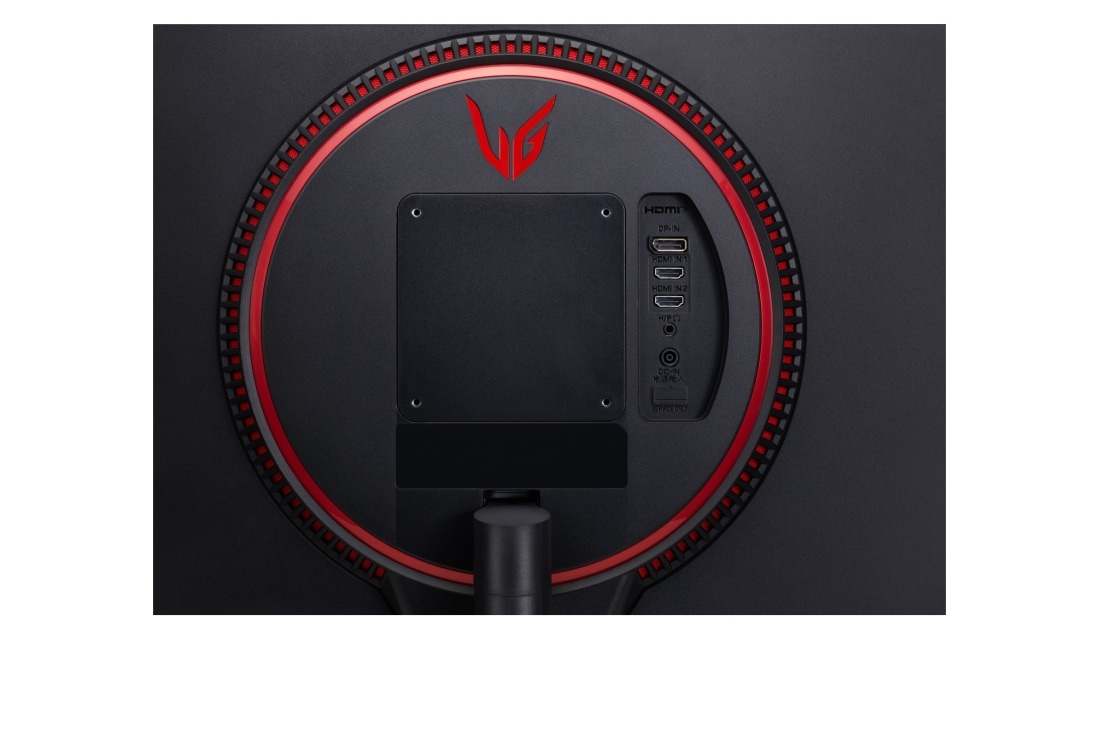 LG מסך ''24 גיימינג UltraGear™ Full HD IPS 144Hz 1ms (GtG) תומך ™FreeSync  ביחס 16:9, מבט תקריב של היציאות, 24GN600-B, thumbnail 8