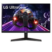 LG מסך ''24 גיימינג UltraGear™ Full HD IPS 144Hz 1ms (GtG) תומך ™FreeSync  ביחס 16:9, מבט קדמי, 24GN600-B, thumbnail 1