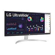 LG מסך ''29 UltraWide® Full HD (2560x1080) IPS תומך ב ™HDR10 / FreeSync ביחס 21:9, מבט צד בזווית 15 מעלות, 29WQ600-W, thumbnail 3
