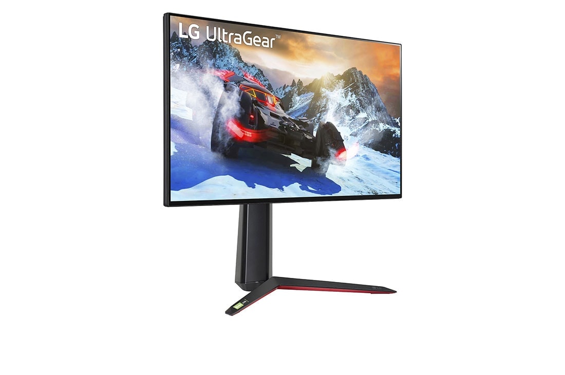 LG מסך ''27 גיימינג  UltraGear™ UHD 4K Nano IPS 1ms 144hZ/166 (GtG) תומך ®VESA DisplayHDR™ 600 / G-Sync ביחס 16:9, נקודת מבט בפרספקטיבה, 27GP95R-B, thumbnail 4