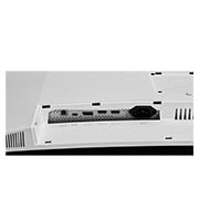 LG מסך ''49 קעור מקצועי UltraWide™ Dual QHD Nano IPS עם ™USB Type-C  ביחס 32:9, מבט תקריב של היציאות, 49WQ95C-W, thumbnail 8