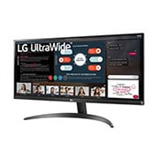 LG מסך ''29 UltraWide™ IPS WFHD תומך FreeSync™ / HDR10 ביחס 21:9, -15 degree side view, 29WP500-B, thumbnail 2