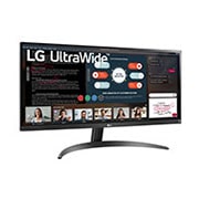 LG מסך ''29 UltraWide™ IPS WFHD תומך FreeSync™ / HDR10 ביחס 21:9, +15 degree side view, 29WP500-B, thumbnail 3
