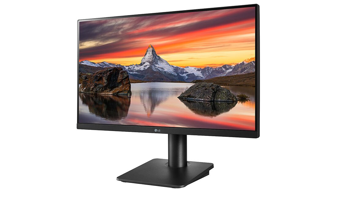 LG מסך ''24 Full HD IPS מתכוונן ביחס 16:9, מבט צד בזווית 15 מעלות, 24MP450P-B, thumbnail 2