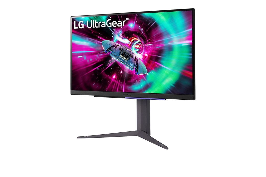 LG מסך ''27 גיימינג UltraGear™ UHD IPS 144Hz 1ms (GtG) תומך ®HDR 400 / G-Sync ביחס 16:9, מבט צד בזווית 15- מעלות, 27GR93U-B, thumbnail 2