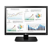 LG מסך ''24 Full HD IPS מקצועי ביחס 16:10, Front View with inscreen, 24BK55WP-B, thumbnail 1