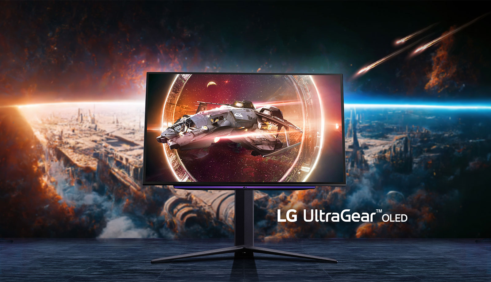 מסך גיימינג UltraGear™ OLED.