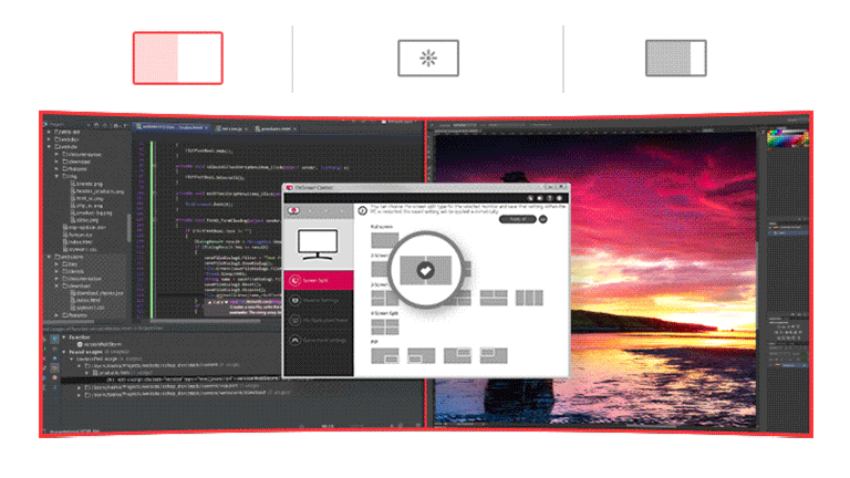 בקרת OnScreen Control מציעה ממשק משתמש קל יותר.	