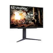 LG מסך ''27 גיימינג UltraGear™ QHD IPS 180Hz 1m(GtG) תומך HDR10 / FreeSync  ביחס 16:9, מבט צד בזווית 15+ מעלות, 27GS75Q-B, thumbnail 3