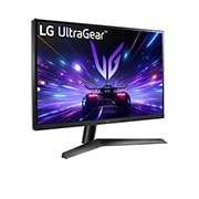 LG מסך ''27 גיימינג UltraGear™ fhd  IPS 180Hz 1ms (GtG) תומך ®HDR 10 / G-Sync ביחס 16:9, מבט בפרספקטיבה, 27GS60F-B, thumbnail 4