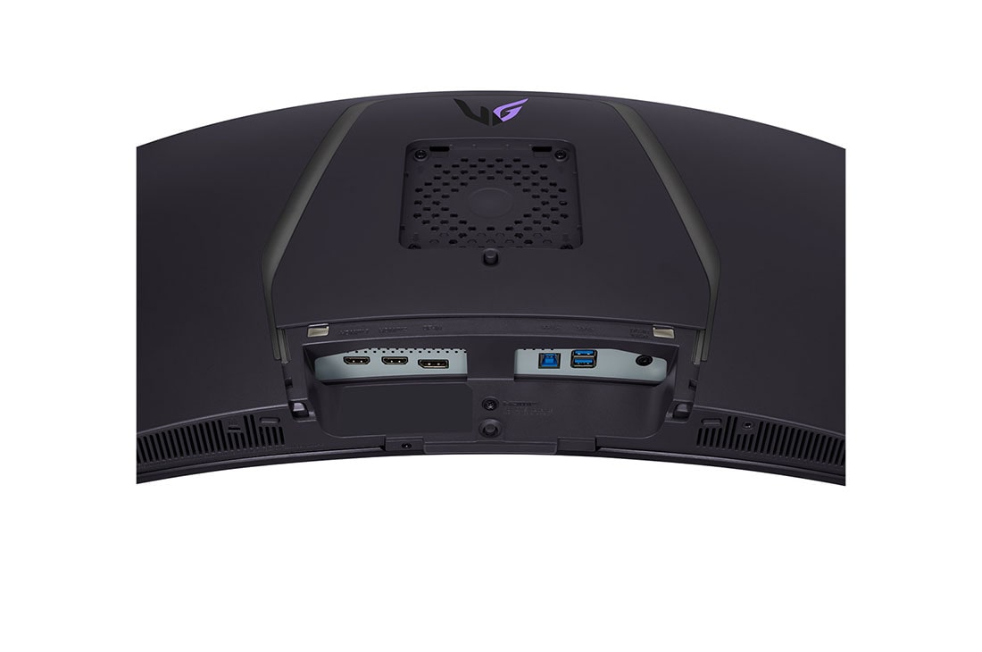 LG מסך ''34 גיימינג קעור UltraGear™ WQHD OLED 240Hz 0.03ms תומך ®HDR400/ G-Sync ביחס 21:9, מבט תקריב של היציאות, 34GS95QE-B, thumbnail 11