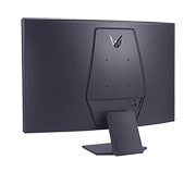 LG מסך ''32 גיימינג קעור UltraGear™ QHD 180Hz 1ms (GtG) תומך ™HDR10 / FreeSync ביחס 16:9, מבט בפרספקטיבה מאחור, 32GS60QC-B, thumbnail 7