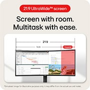 LG מסך ''34 UltraWide® QHD VA 100Hz עם ™USB Type-C תומך FreeSync™ / HDR10 ביחס 21:9, 34WR55QK-B, thumbnail 10