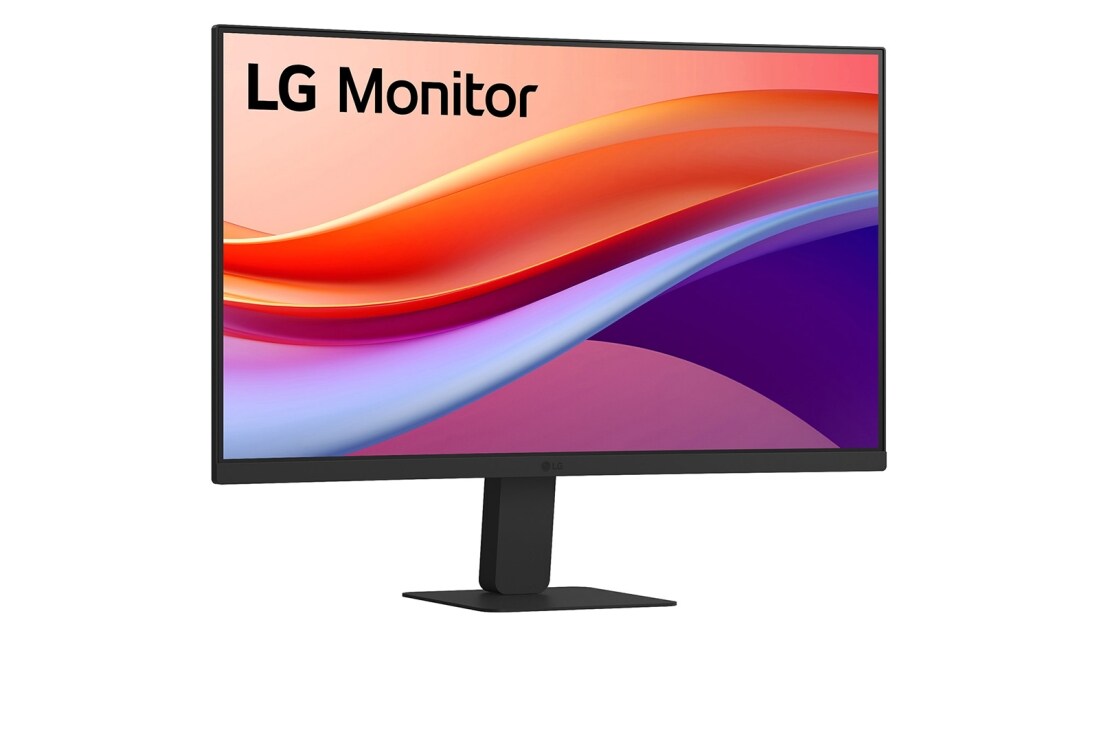 LG מסך קעור FHD בגודל 23.8 אינץ' עם USB-C, מבט צד בזווית 15+ מעלות, 24U421A-B, thumbnail 3