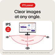 LG מסך''27 Full HD 100hz IPS  ביחס 16:9 עם חיבור ™USB Type-C , Clear images at any angle, 27MS530B-B, thumbnail 10