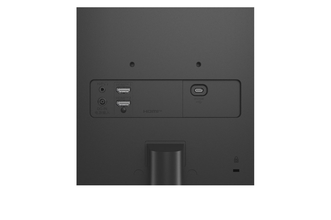 LG מסך''27 Full HD 100hz IPS  ביחס 16:9 עם חיבור ™USB Type-C , תקריב של היציאות, 27MS530B-B, thumbnail 7